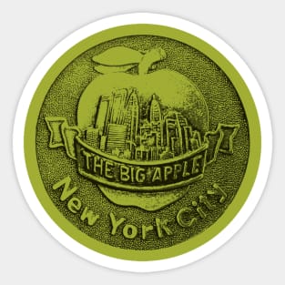 the big apple Sticker